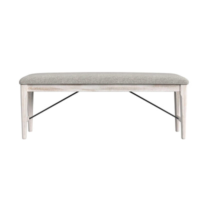  Elements International Rogen Rustic D-12850-7-BN Dining Bench IMAGE 2