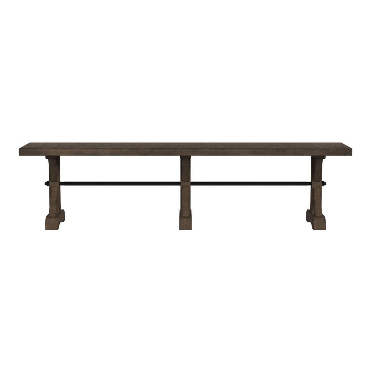  Elements International Yellowstone D-12830-3-BN Dining Bench IMAGE 2