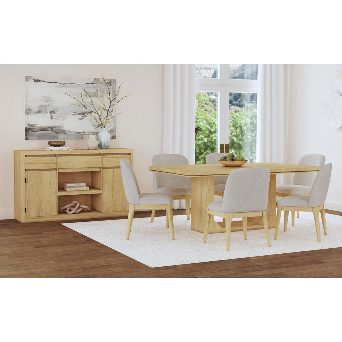  Elements International Rosalie D-16860-6-SC Dining Side Chair IMAGE 4