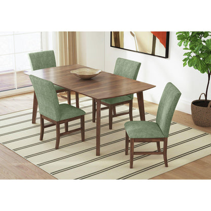  Elements International Santa Barbara D-16550-5-SCA Dining Side Chair IMAGE 6