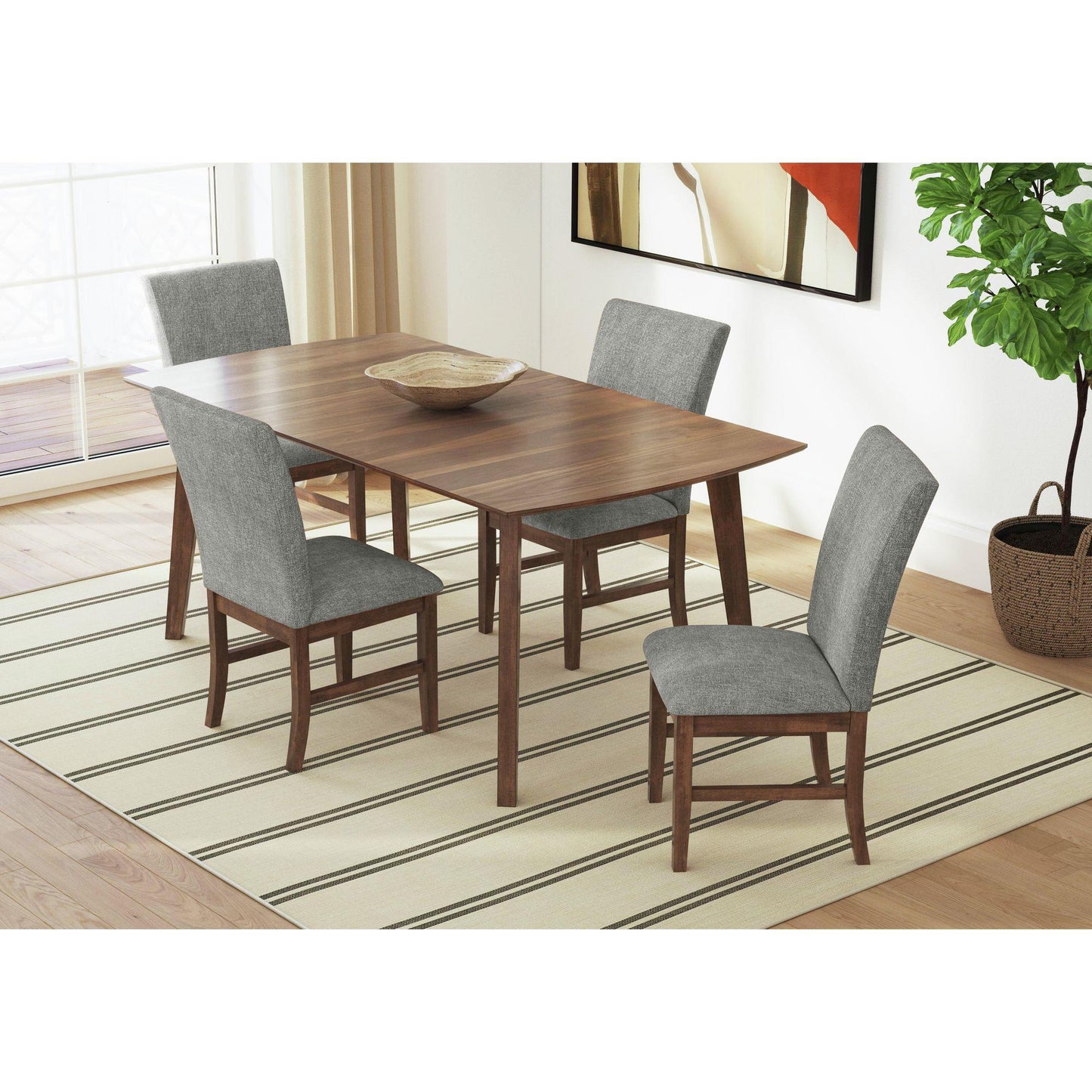  Elements International Santa Barbara D-16550-5-SCS Dining Side Chair IMAGE 6