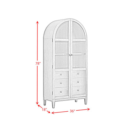  Elements International Portico H-15970-6-BC2 Display Cabinet IMAGE 9