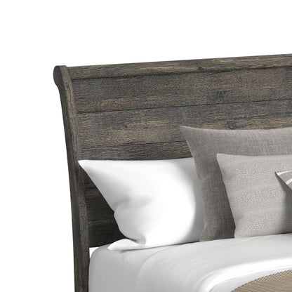  Elements International Park Ridge B-13130-8-FSLB Full Sleigh Storage Bed IMAGE 5