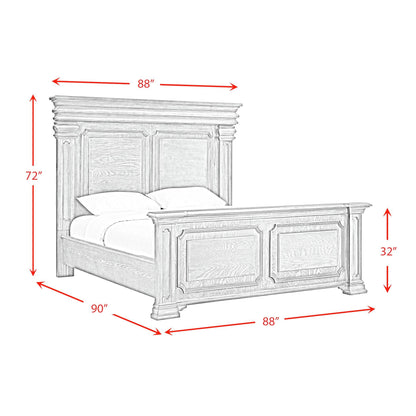  Elements International Kings Court B.10315.KB King Bed IMAGE 8