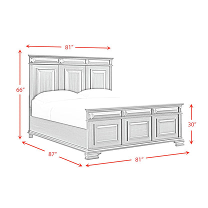  Elements International Bridgestone B-10980-8-KB King Panel Bed IMAGE 8