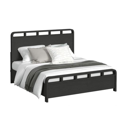  Elements International Ridgemont B-14440-8W-KB King Panel Bed IMAGE 1
