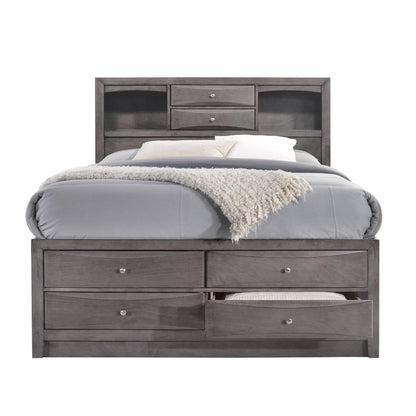  Elements International Emily EG170KB King Storage Bed IMAGE 2