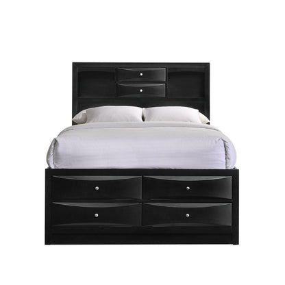  Elements International Emily EM870KB King Storage Bed IMAGE 2