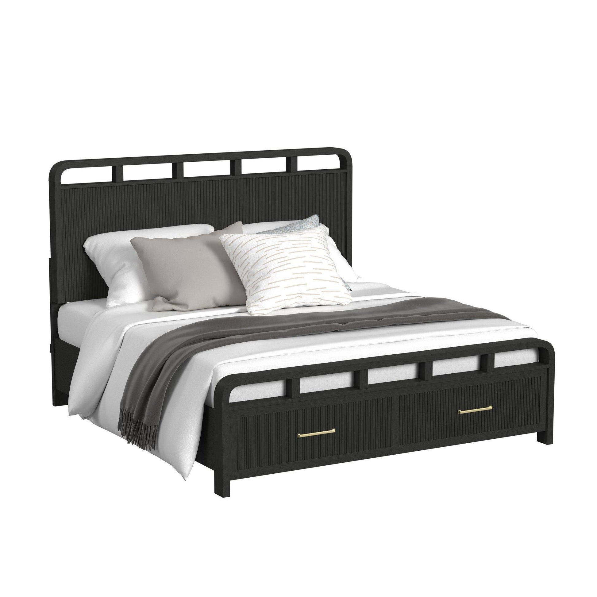  Elements International Ridgemont B-14440-8W-KSB King Storage Bed IMAGE 1