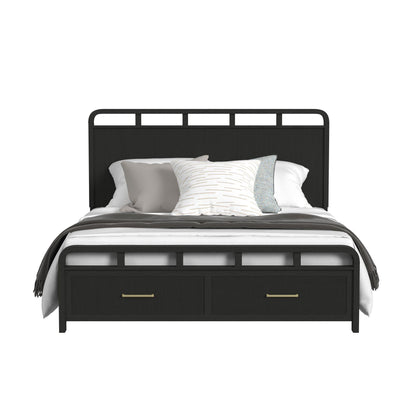  Elements International Ridgemont B-14440-8W-KSB King Storage Bed IMAGE 2