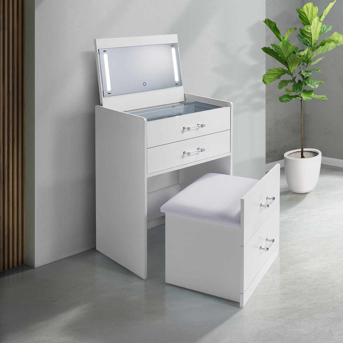  Elements International Irvine V-13260-7-VNSP Mini Dressing Table IMAGE 9
