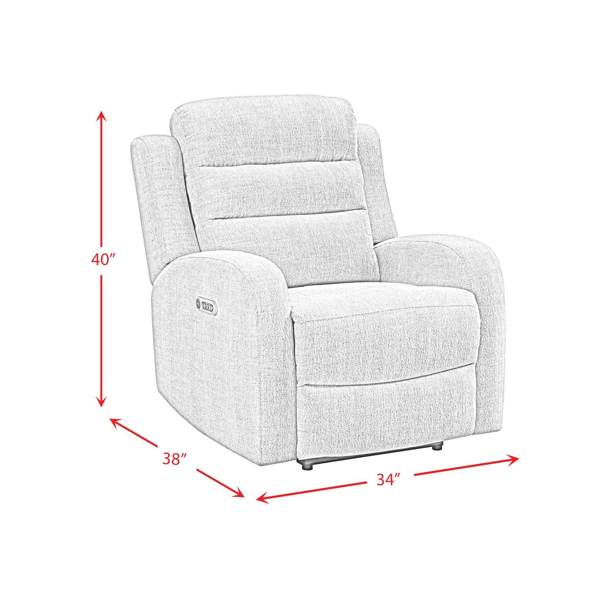  Elements International Avanti U-5260-8650-105PP Power Recliner IMAGE 11