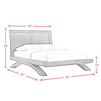  Elements International Allan B-3410-8-QB Queen Bed IMAGE 9