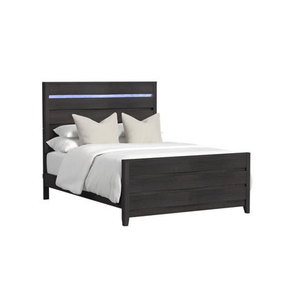  Elements International Tobias B-15990-8-QBL Queen Bed IMAGE 1