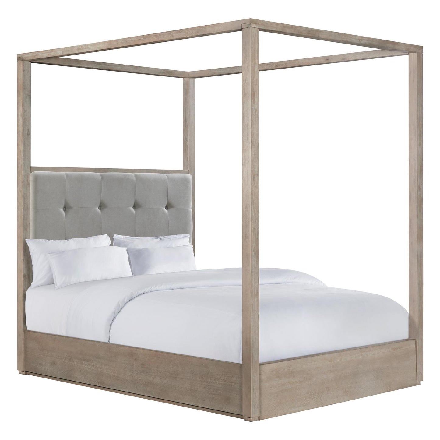  Elements International Arcadia B-3430-5-QCB Queen Canopy Bed IMAGE 1