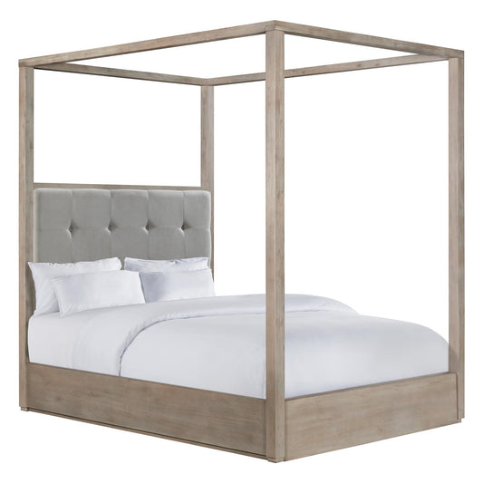  Elements International Arcadia B-3430-5-QCB Queen Canopy Bed IMAGE 1