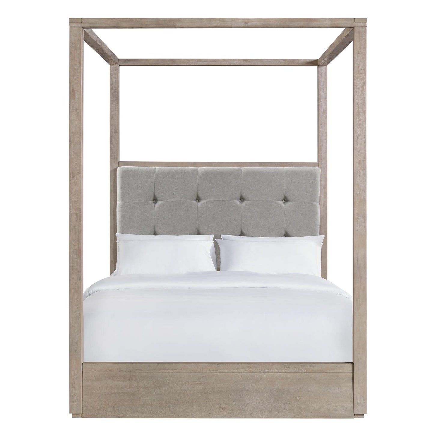  Elements International Arcadia B-3430-5-QCB Queen Canopy Bed IMAGE 2