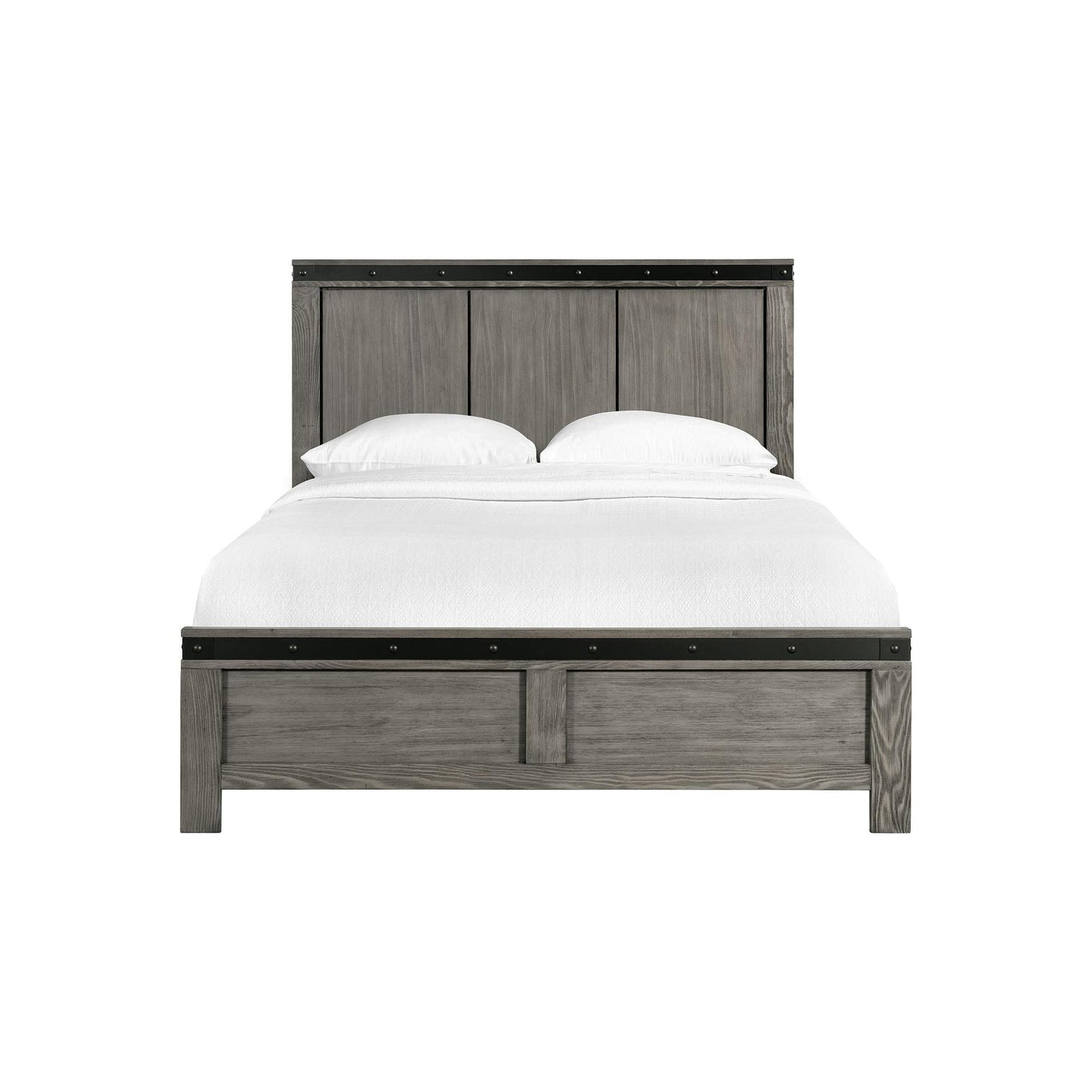 Elements International Wade WE600QB Queen Panel Bed IMAGE 2