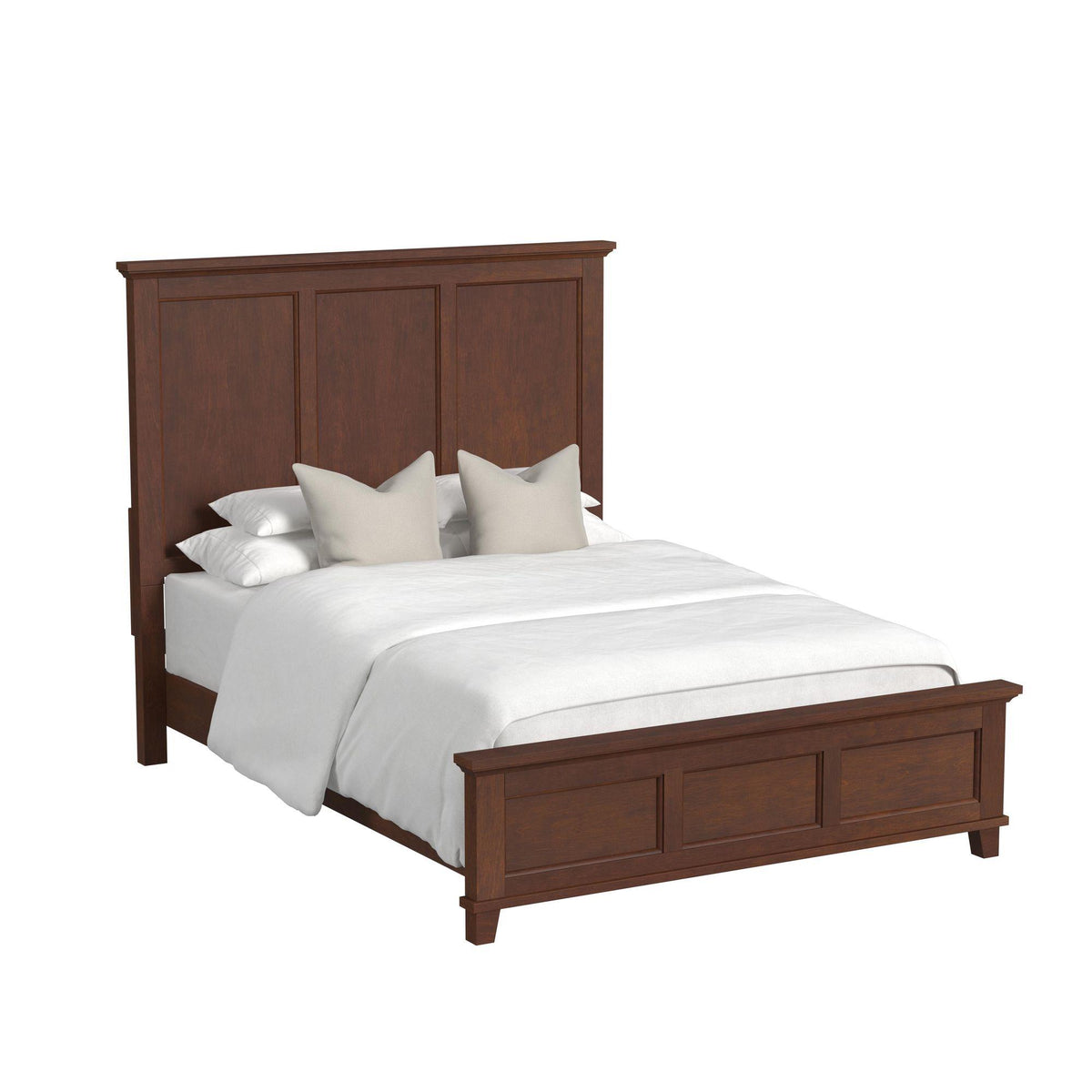  Elements International Canterbury B-13030-5-QB Queen Panel Bed IMAGE 1