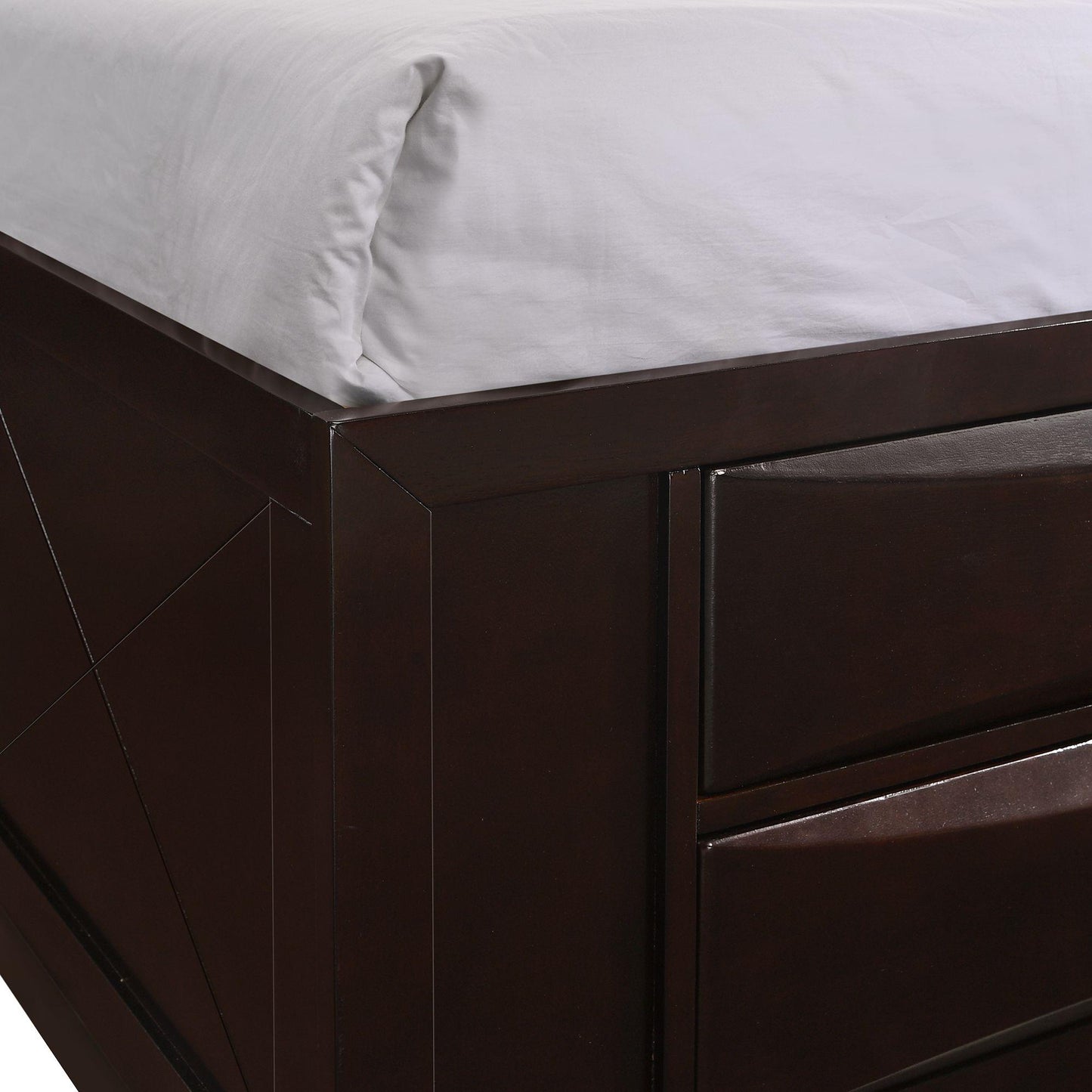  Elements International Emily EM300QB Queen Storage Bed IMAGE 3