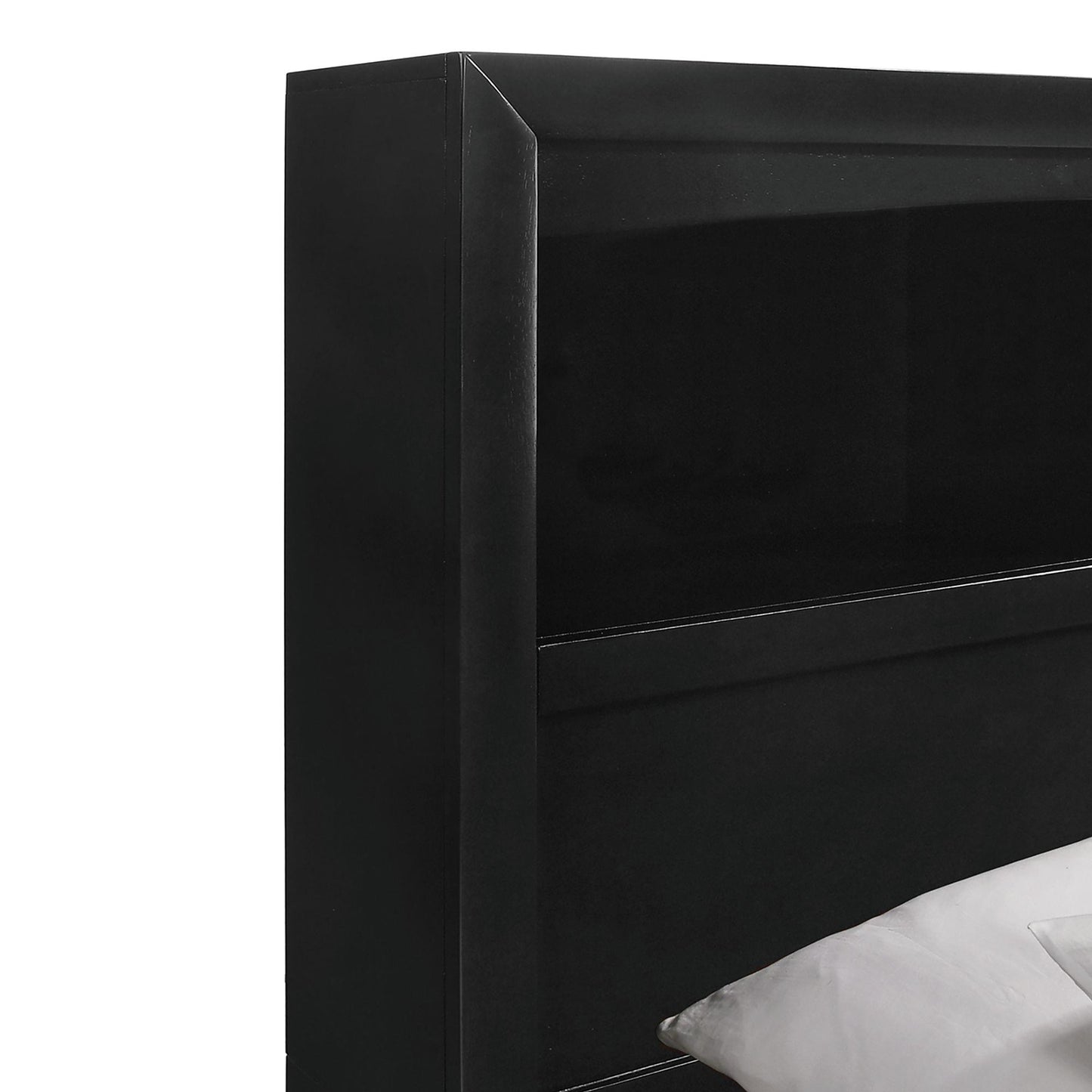  Elements International Emily EM870QB Queen Storage Bed IMAGE 5