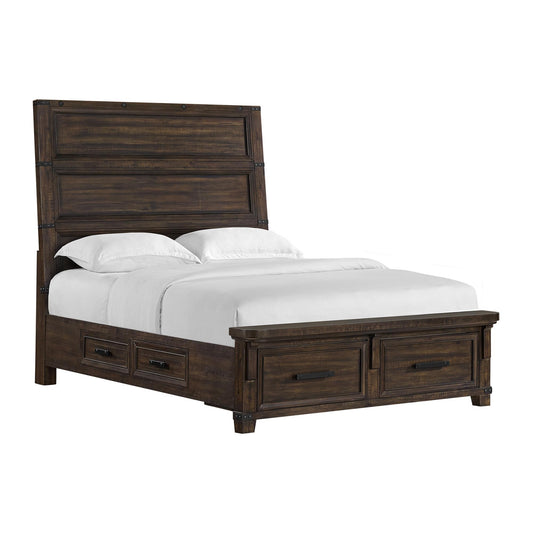  Elements International Colorado City B-13010-8-QSB Queen Storage Bed IMAGE 1