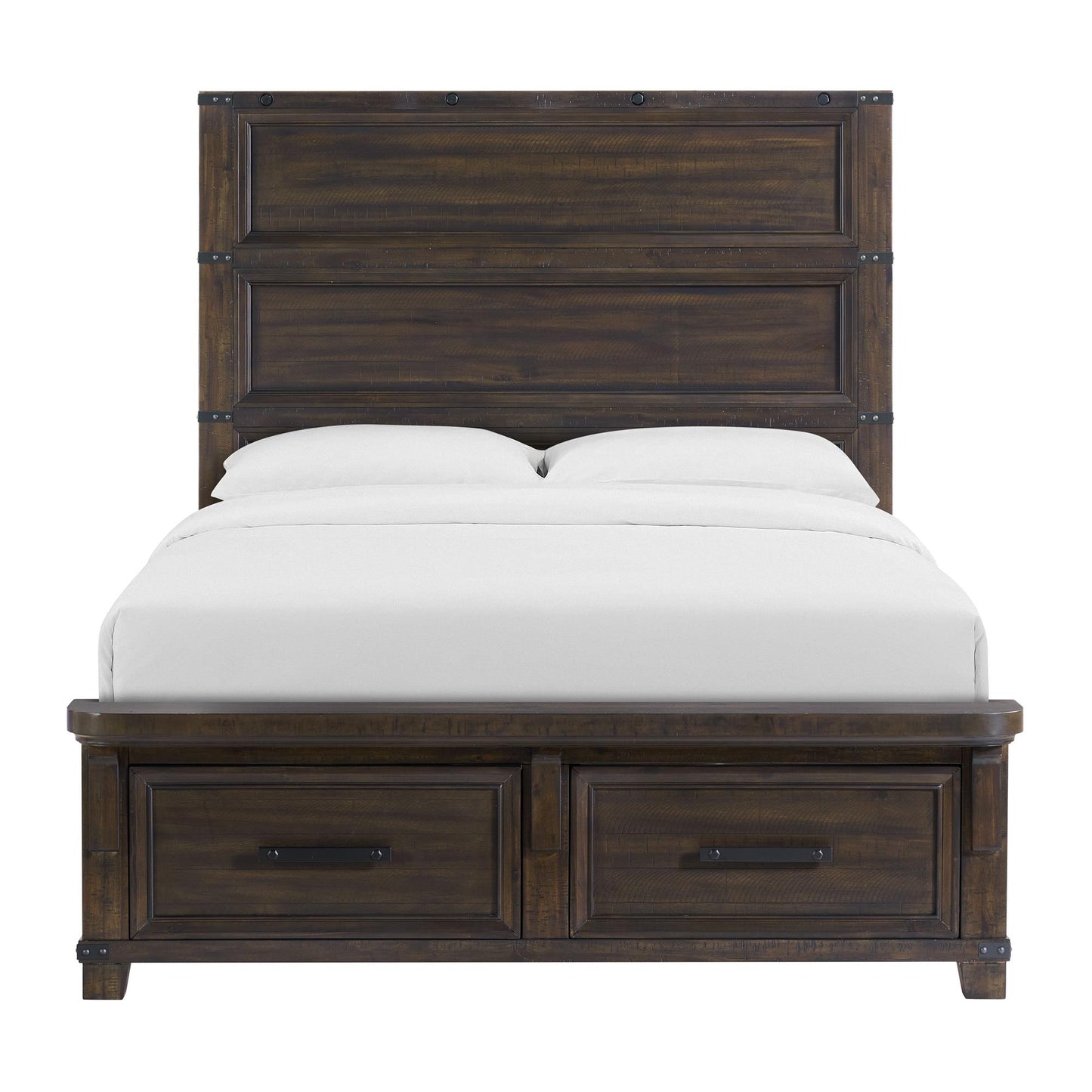  Elements International Colorado City B-13010-8-QSB Queen Storage Bed IMAGE 2