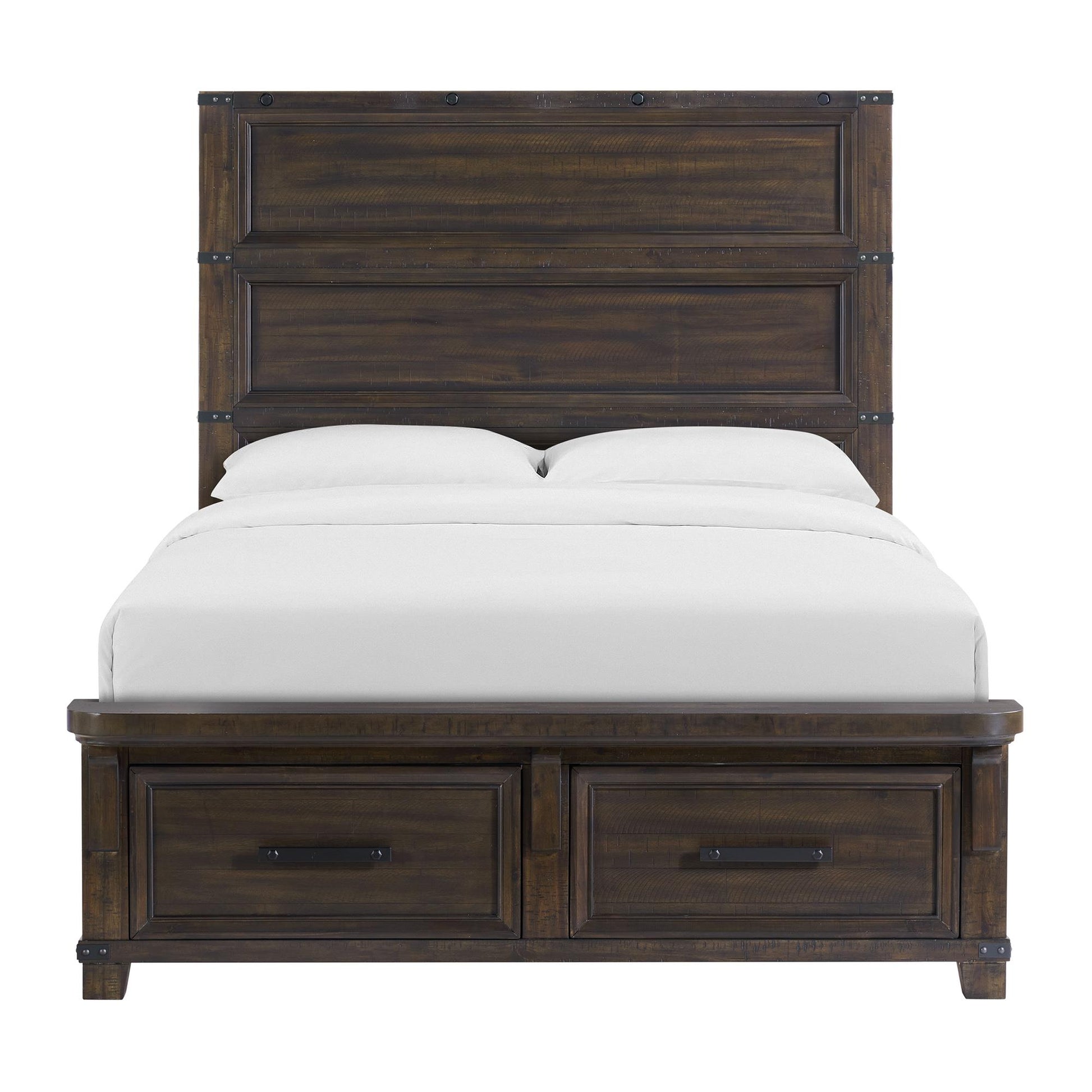  Elements International Colorado City B-13010-8-QSB Queen Storage Bed IMAGE 2
