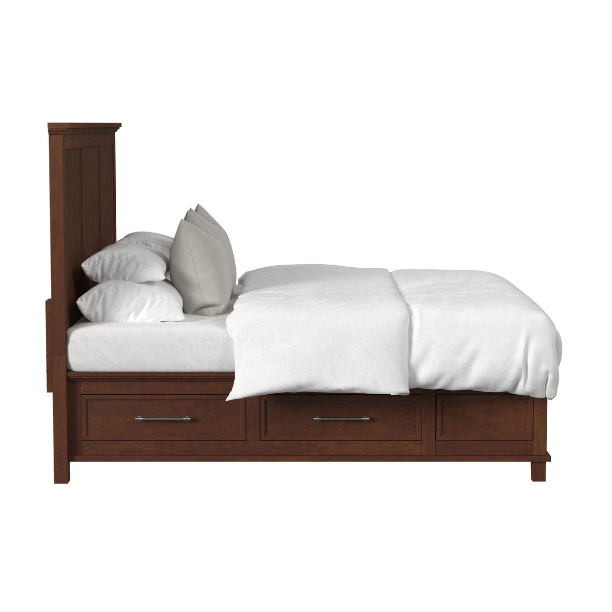  Elements International Canterbury B-13030-5-QSB Queen Storage Bed IMAGE 3