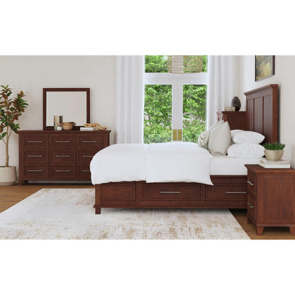  Elements International Canterbury B-13030-5-QSB Queen Storage Bed IMAGE 5