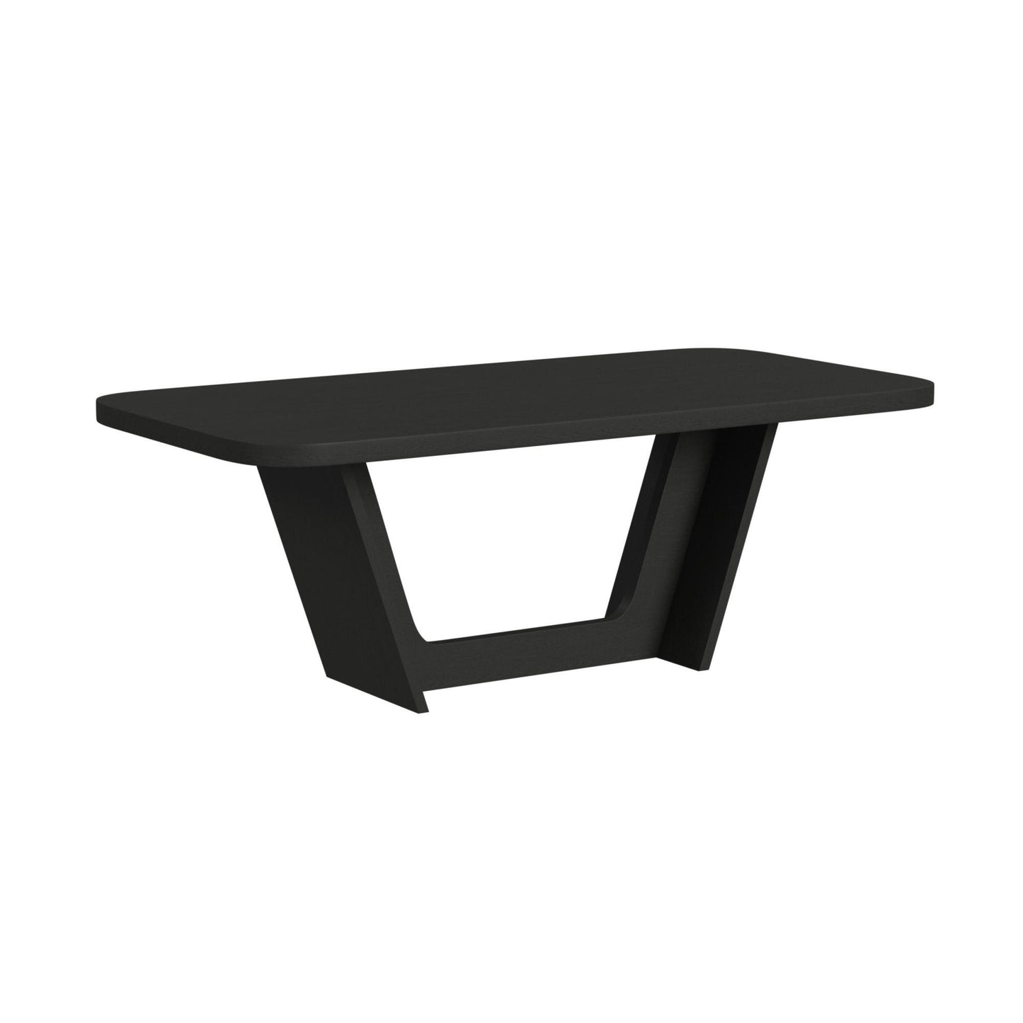  Elements International Ridgemont D-14440-8W-DT Rectangular Dining Table IMAGE 1