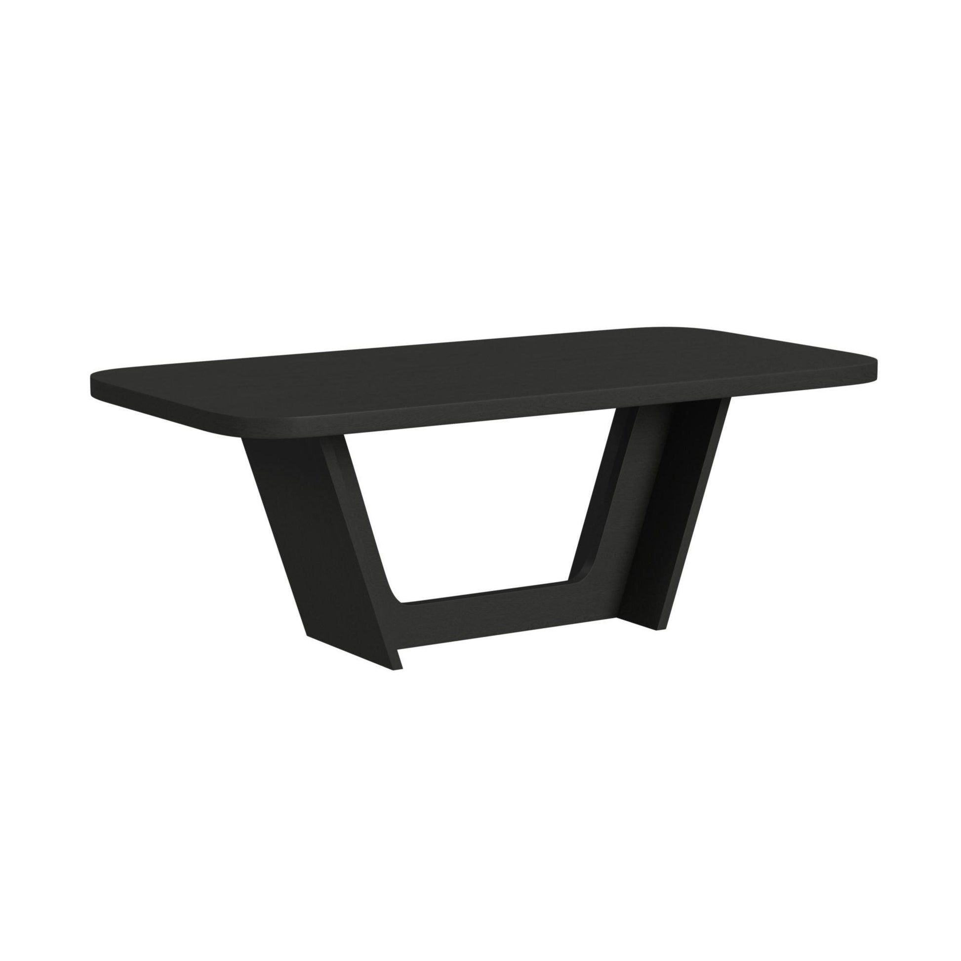  Elements International Ridgemont D-14440-8W-DT Rectangular Dining Table IMAGE 1