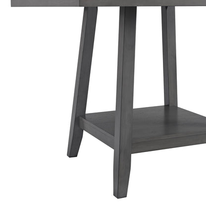  Elements International Seneca D-7670-3-CT Square Counter Table IMAGE 9