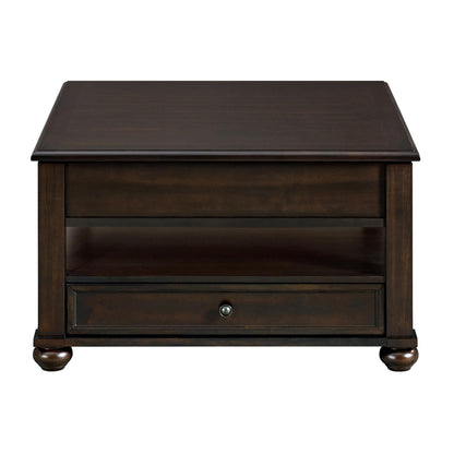  Elements International Wagner T-15740-5-SCT Square Lift-Top Coffee Table IMAGE 3