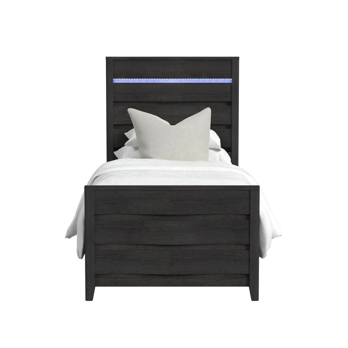  Elements International Tobias B-15990-8-TBL Twin Bed IMAGE 2