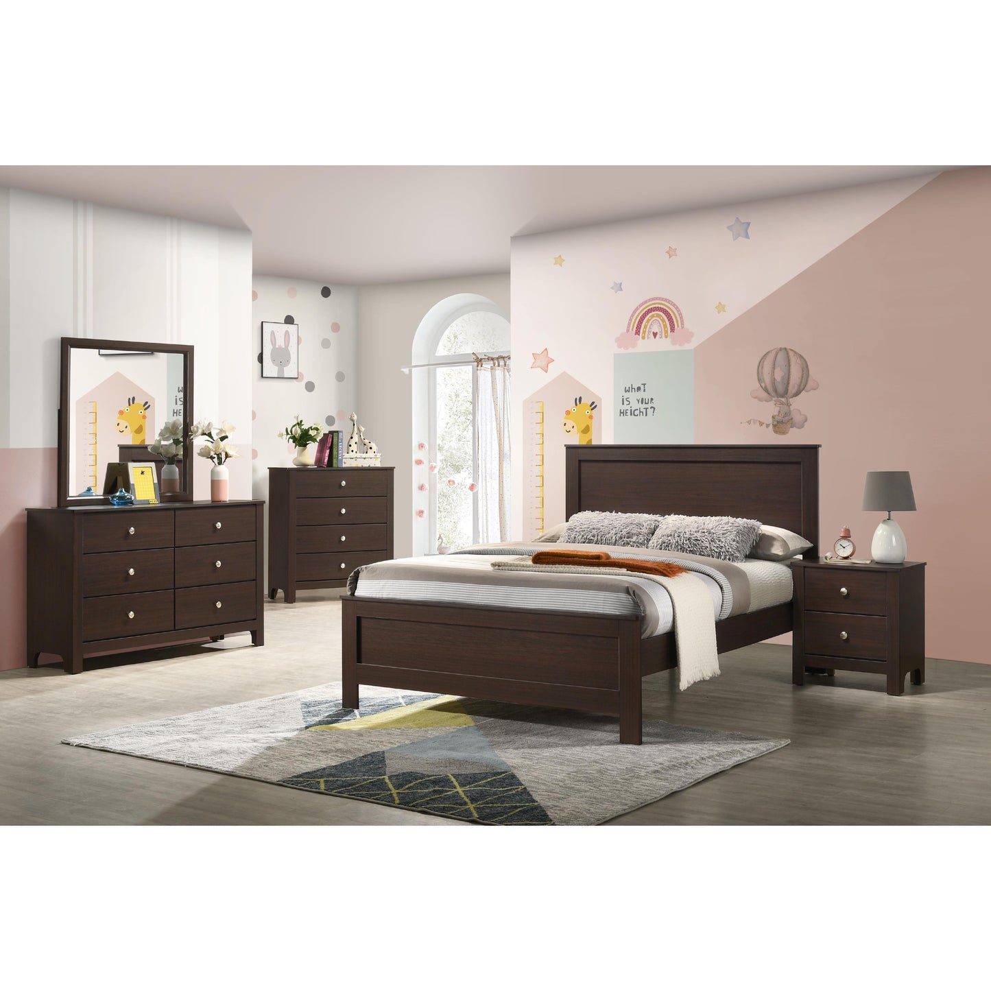  Elements International Sami SM590DR Youth 6-Drawer Dresser IMAGE 3