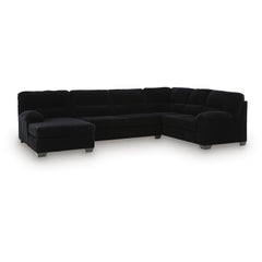  Signature Design by Ashley SimpleJoy 24204S1 3 pc Sectional with Chaise IMAGE 1