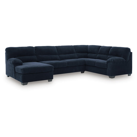  Signature Design by Ashley SimpleJoy 24205S1 3 pc Sectional with Chaise IMAGE 1