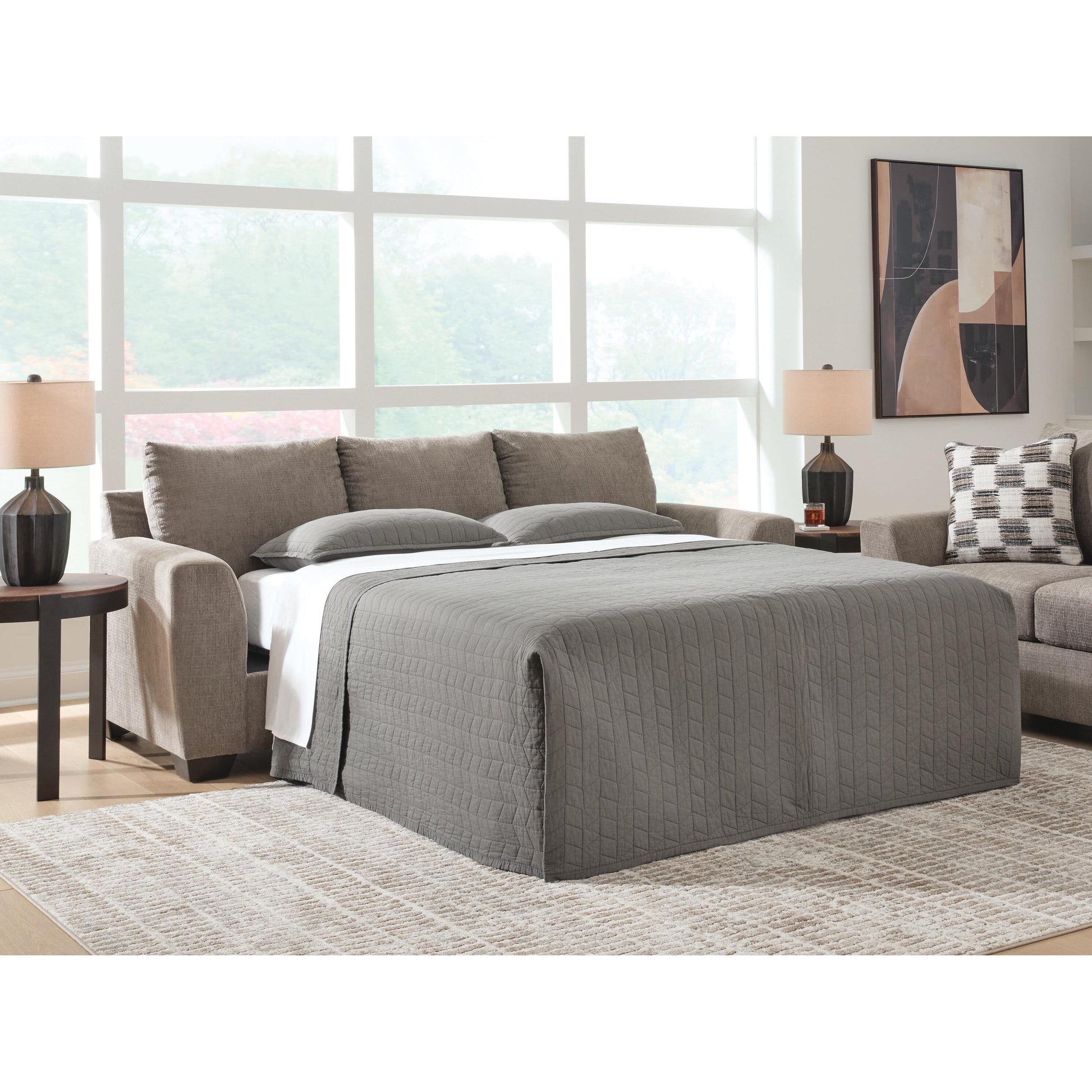  Benchcraft Loreo 6310239 Queen Sofa Sleeper IMAGE 4
