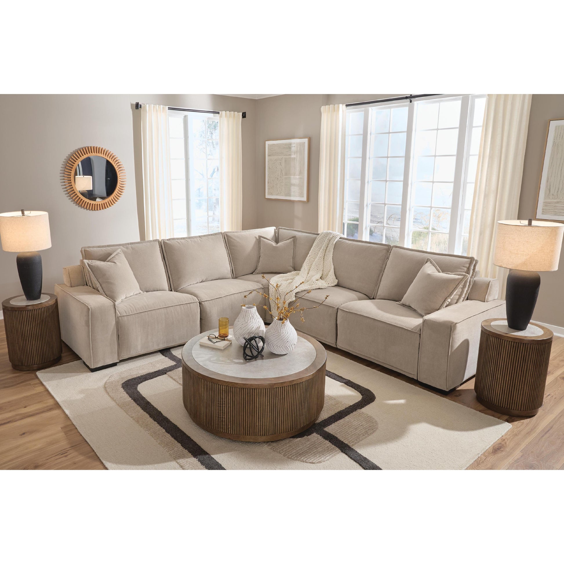  Benchcraft Carceri 87003S4 5 pc Power Sectional Reclining Sofa IMAGE 6