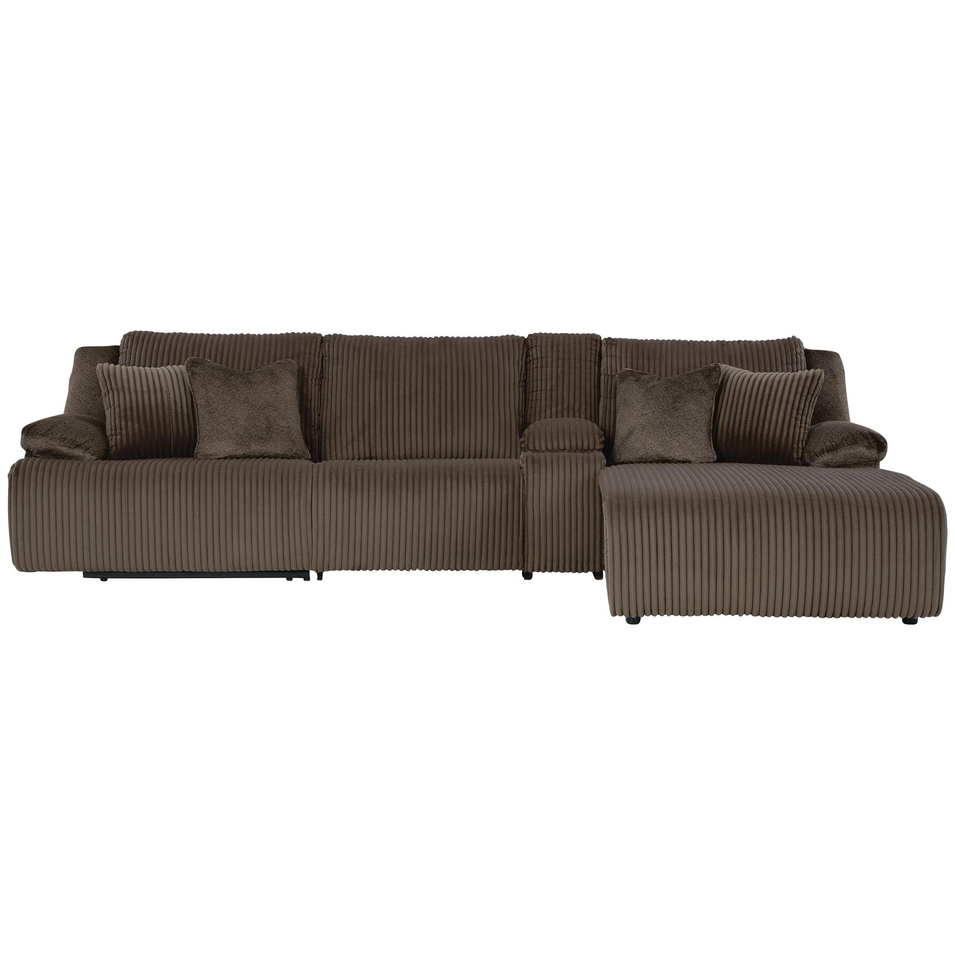  Signature Design by Ashley Top Tier 92705S13 4 pc Reclining Sectional with Chaise IMAGE 1