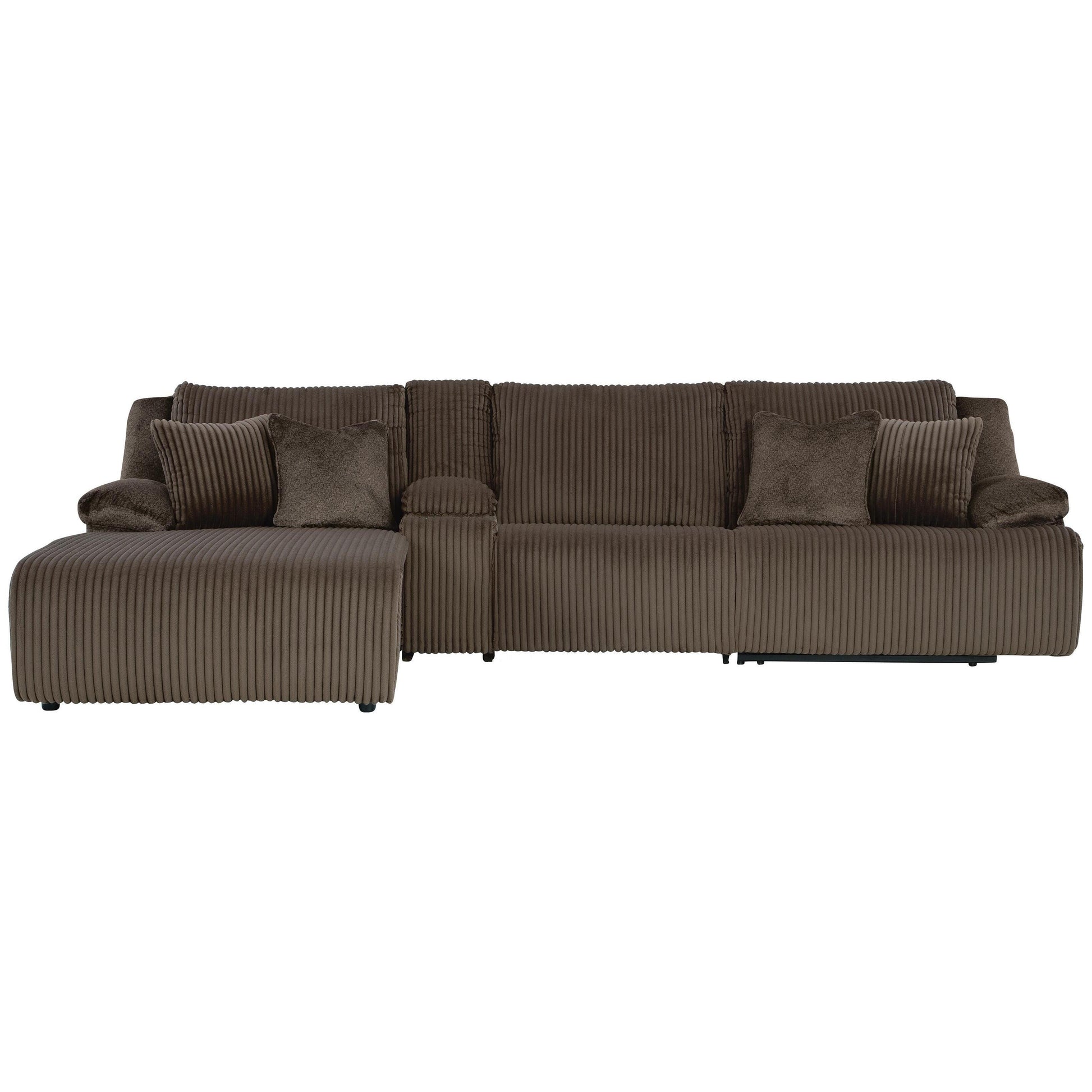  Signature Design by Ashley Top Tier 92705S14 4 pc Reclining Sectional with Chaise IMAGE 1