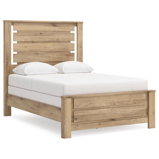  Benchcraft Brozmont B1045B8 Full Panel Bed IMAGE 1