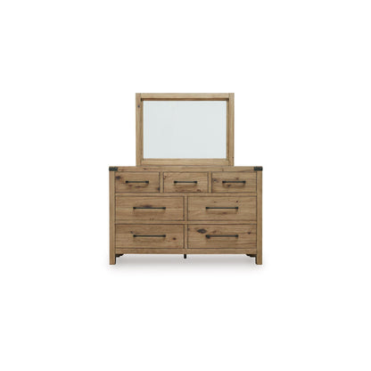  Benchcraft Ridgester B858B1 Dresser and Mirror IMAGE 3