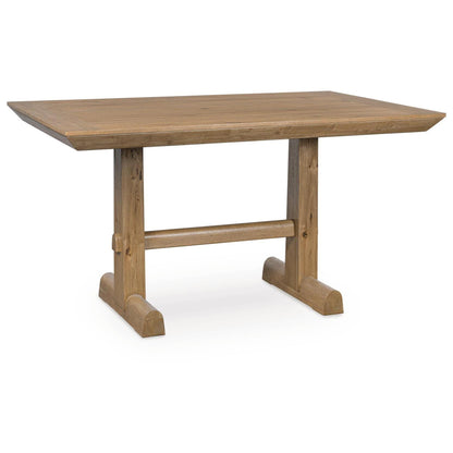  Benchcraft Ridgester D858-13 Rectangular Dining Room Counter Table IMAGE 1