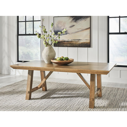  Benchcraft Ridgester D858-45 Rectangular Dining Room Extension Table IMAGE 2