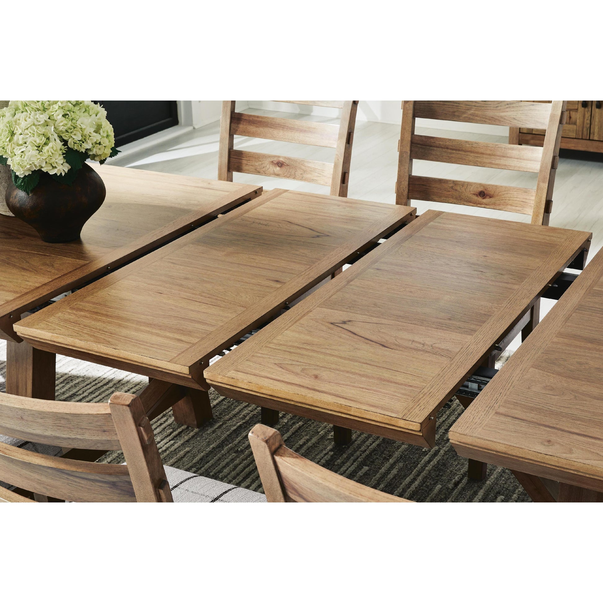  Benchcraft Ridgester D858-45 Rectangular Dining Room Extension Table IMAGE 7