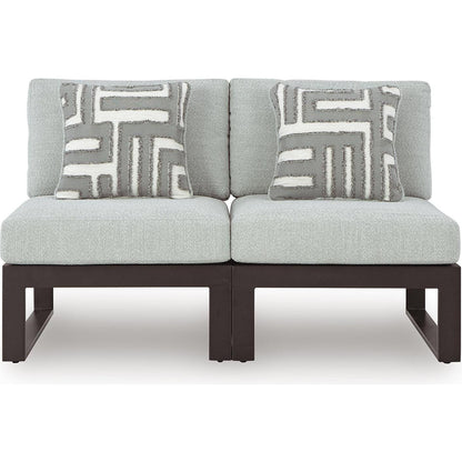  Signature Design by Ashley Beachloft P490P8 2 pc Outdoor Sectional IMAGE 1