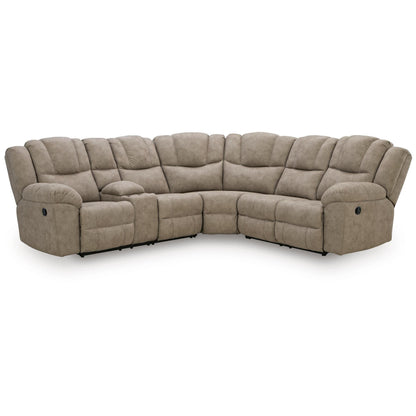  Signature Design by Ashley Pearce-Pike PC69205S1 3 pc Reclining Sectional with Console IMAGE 1