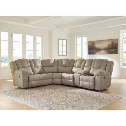  Signature Design by Ashley Pearce-Pike PC69205S2 3 pc Reclining Sectional with Console IMAGE 3
